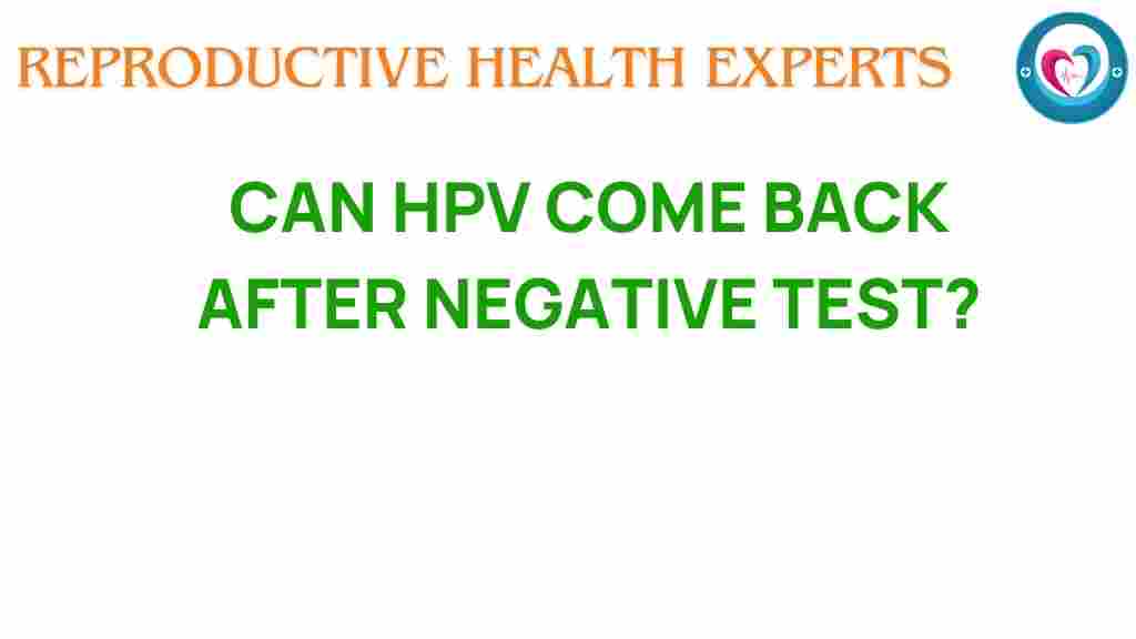 can-hpv-return-after-negative-test