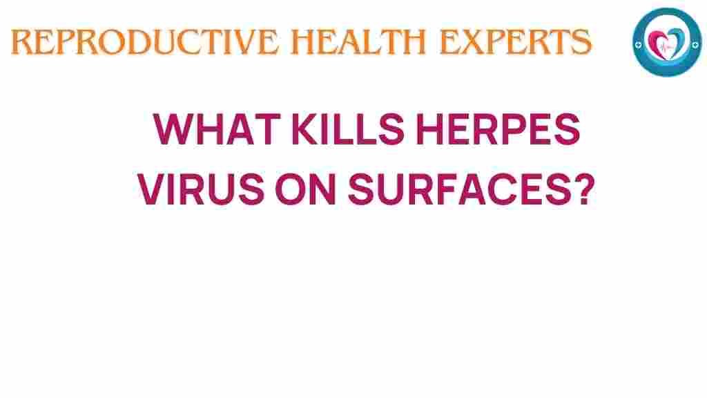 herpes-virus-surface-disinfection